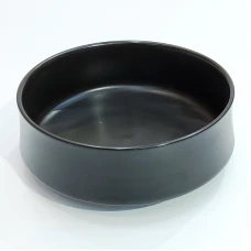 #KK8233-BK; Ceramic deep rd. 15cm bowl #..