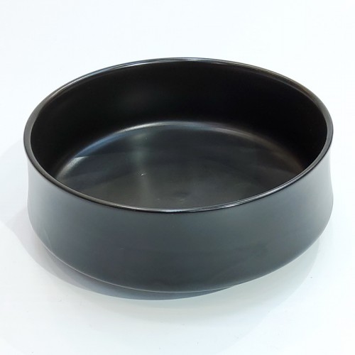 #KK8233-BK; Ceramic deep rd. 15cm bowl #BK