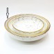 #KK9025-WT; Ceramic 10" deep round plate #WT