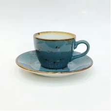 #KKE100-BL; Ceramic coffee cup 100ml #BL..