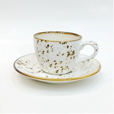 #KKE100-WT; Ceramic coffee cup 100ml #WT..