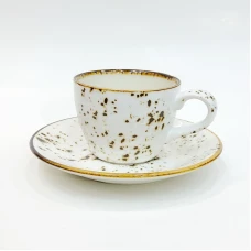 #KKE100-WT; Ceramic coffee cup 100ml #WT..