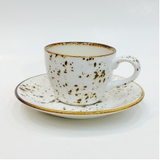 #KKE150-WT; Ceramic coffee cup 150ml #WT..