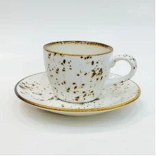 #KKE150-WT; Ceramic coffee cup 150ml #WT..