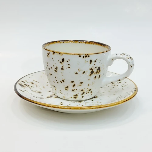 #KKE150-WT; Ceramic coffee cup 150ml #WT