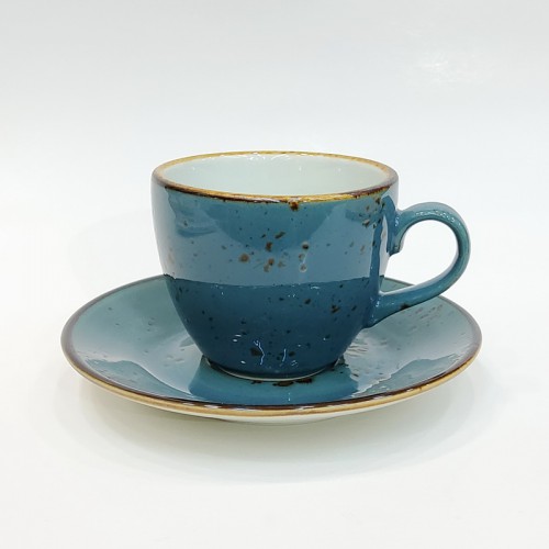 #KKE190-BL; Ceramic coffee cup 190ml #BL  