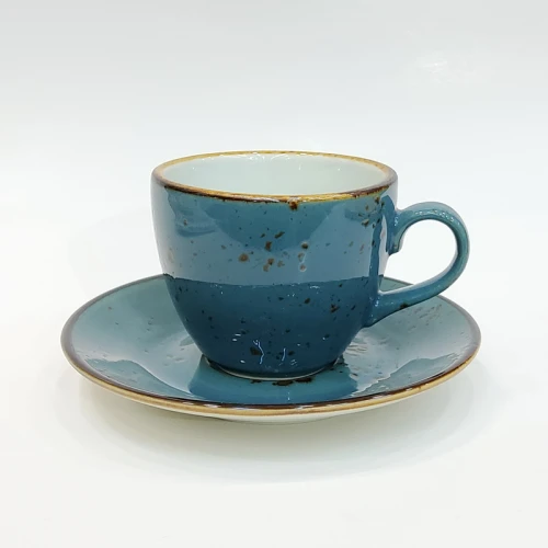 #KKE190-BL; Ceramic coffee cup 190ml #BL  