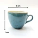 #KKE250-BL; Ceramic coffee cup 250ml #BL 