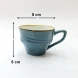 #KKW150-BL; Ceramic coffee cup 150ml #BL