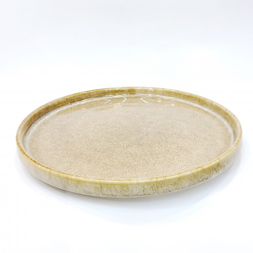 #KX9285; Ceramic 10'' deep round plate #KX