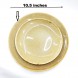 #KX9292; Ceramic 10.5" round plate #KX