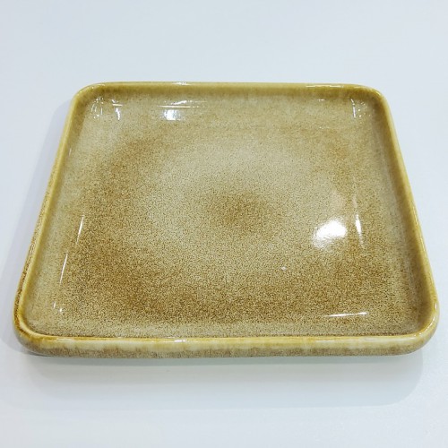 #KX9315: Ceramic 8'' square plate #KX