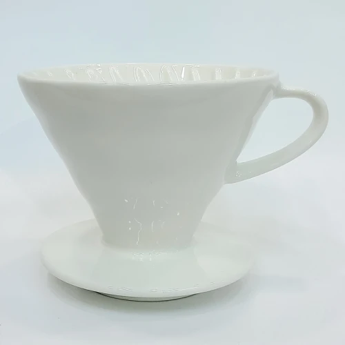 #LD101-WT; Ceramic coffee dripper