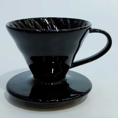 #LD102-BK: Ceramic coffee dripper