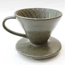 #LD102-GRT; Ceramic coffee dripper..