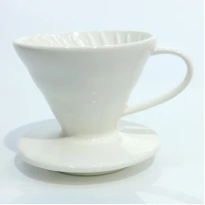 #LD102-WT; Ceramic coffee filter holder#..