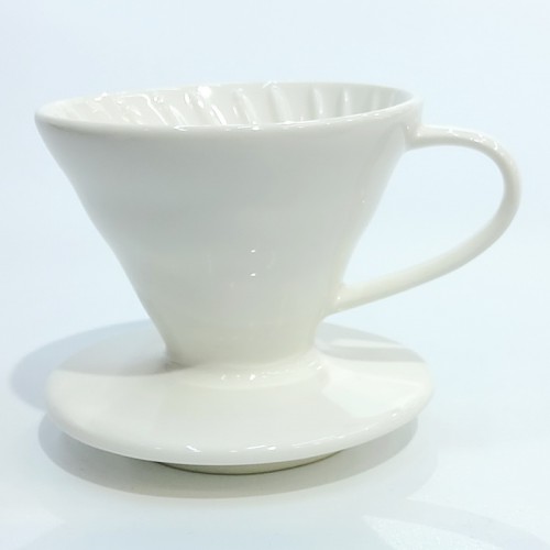 #LD102-WT; Ceramic coffee filter holder#1-WT