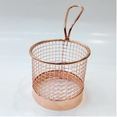 #MH-00178;  Mini fries basket 9.5x8cm RG..