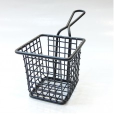 #MH-5929;  Mini fries basket 8x8x8cm BK..