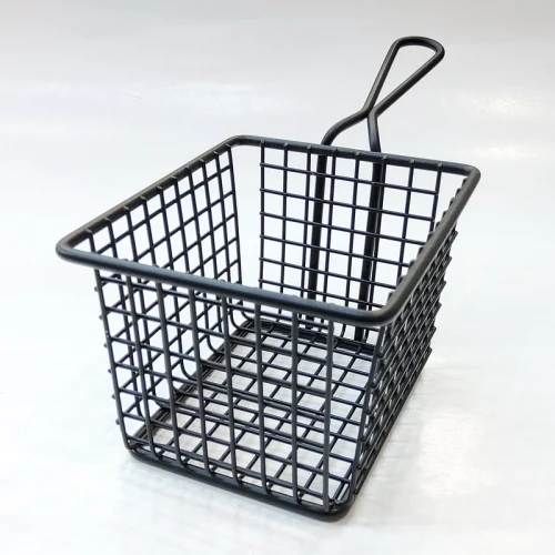 #MH-5936;  Mini fries basket 12x10cm BK