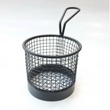 #MH-5943;  Mini fries basket 9.5x8cm BK..