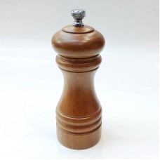 #MJPM5-BN; 5" wood pepper mill BN..