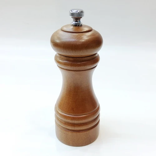 #MJPM5-BN; 5" wood pepper mill BN