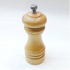 #MJPM5-NC; 5" wood pepper mill NC..