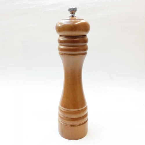 #MJPM8-BN; 8" wood pepper mill BN