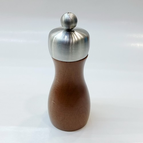 #MJPMS5-BN; 5" wood + S/S pepper mill BN