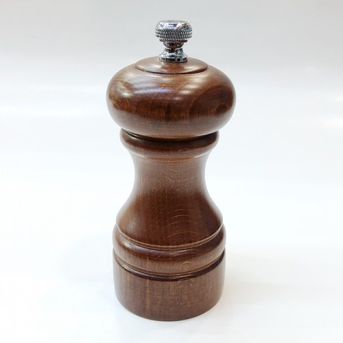 #MJSG5-BN; 5" wood salt grinder BN