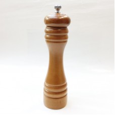 #MJSG8-BN; 8" wood salt grinder BN..