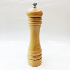 #MJSG8-NC; 8" wood salt grinder NC..