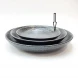 #NK-3878; Ceramic deep plate 8" Rd. #NK                               