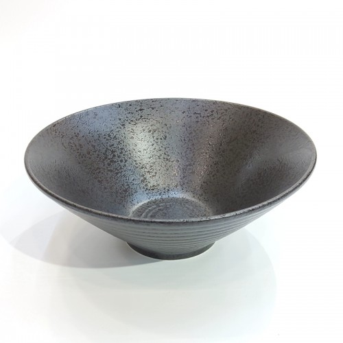 #N2-7779; Ceramic 9" bowl #BK