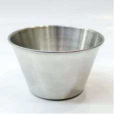 #S8250;  S/S sauce dish 8.4x5cm..