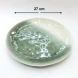 #SA7593; Ceramic 10.6" dinner plate 