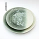 #SA7593; Ceramic 10.6" dinner plate 