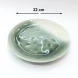 #SA7609; Ceramic 8.5" salad plate  