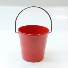 #SB4745-R;  Metal mini bucket - R..