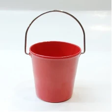 #SB4745-R;  Metal mini bucket - R..