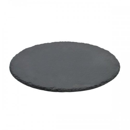 #SLT20R; Slate serving board round 20cm