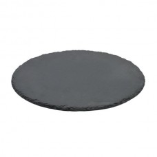 #SLT30R; Slate serving board round 30cm..