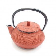 #SQ3475-R; Cast iron tea pot 0.6L #R ..