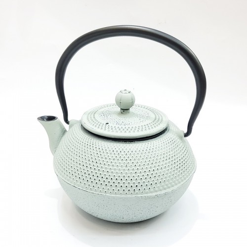 #SQ3499-G2; Cast iron tea pot 1.2L #G. Green  