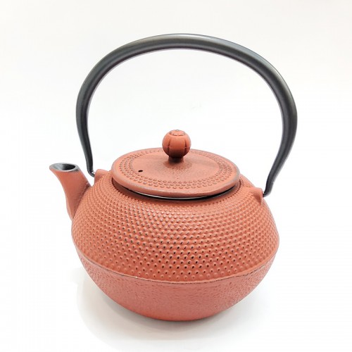 #SQ3499-R; Cast iron tea pot 1.2L #R  