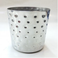 #SVH8-S;  Fries cup hammered 8.4x8.2cm S..