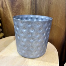 #SVH8V-C;  Fries cup hammered 8.4x8.2cm ..