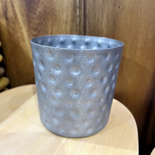 #SVH8V-C;  Fries cup hammered 8.4x8.2cm #V