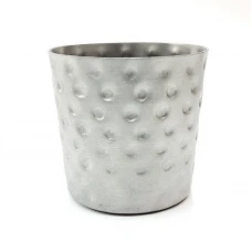 #SVH8V-C;  Fries cup hammered 8.4x8.2cm ..